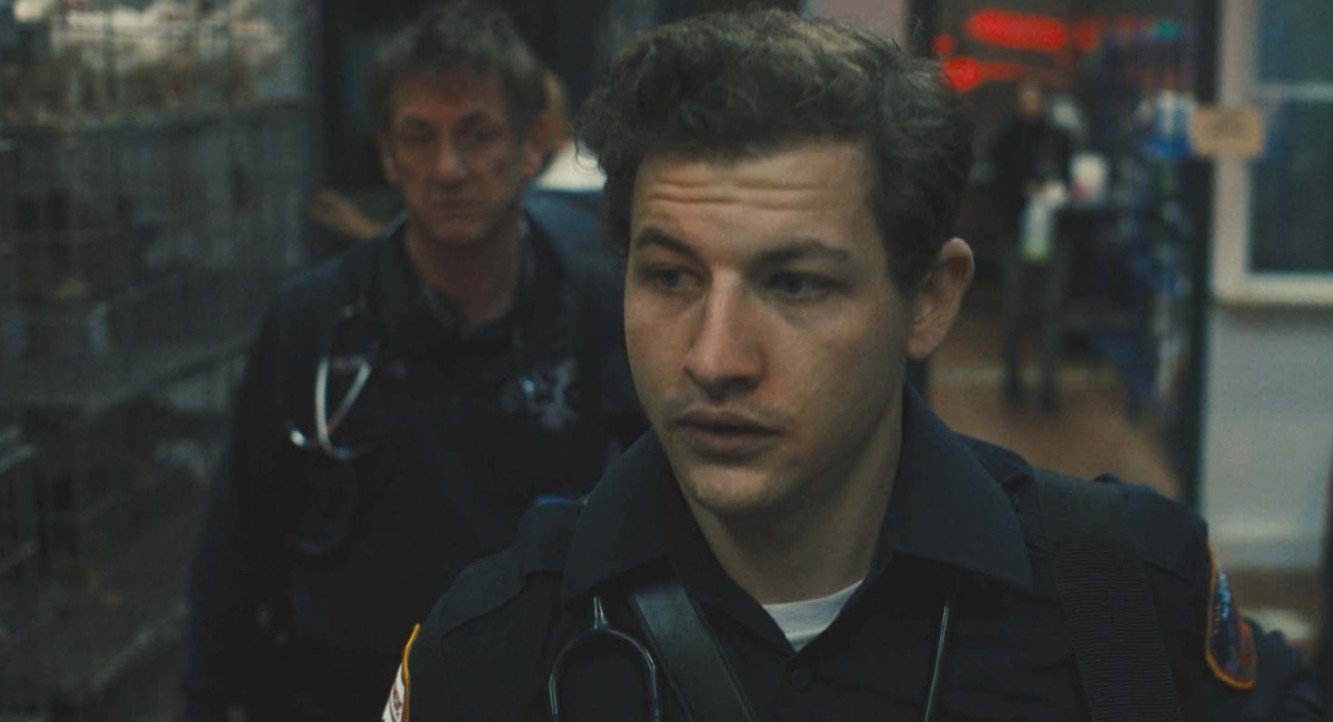 Sean Penn and Tye Sheridan in 'Asphalt City.'