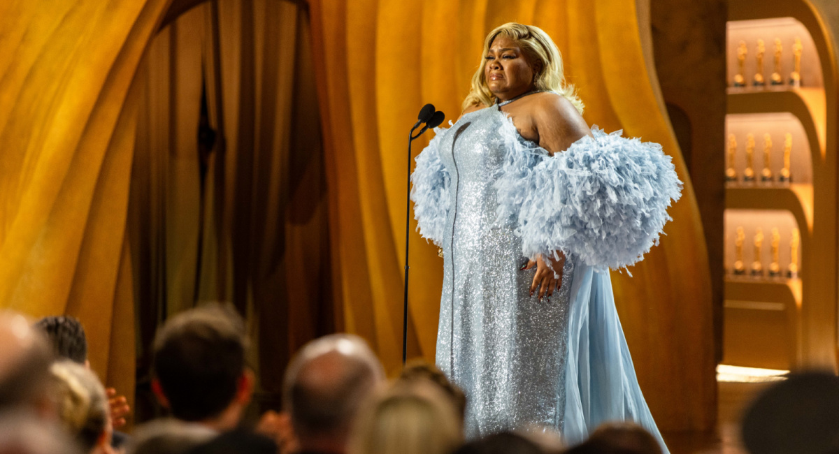 Da'Vine Joy Randolph accepts the Oscar® for Actress in a Supporting Role during the live ABC telecast of the 96th Oscars® at the Dolby® Theatre at Ovation Hollywood on Sunday, March 10, 2024. Credit/Provider: Trae Patton ©A.M.P.A.S. Copyright: ©A.M.P.A.S.