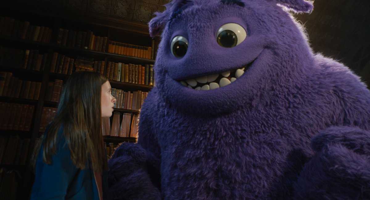 Cailey Fleming and Blue star in Paramount Pictures' 'IF.'