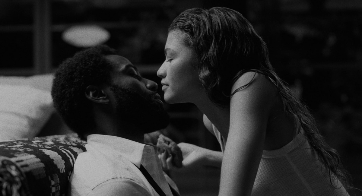 John David Washington and Zendaya in 'Malcolm & Marie.'