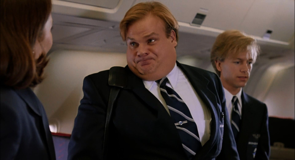 Chris Farley and David Spade in 'Tommy Boy.' Photo: Paramount Pictures.