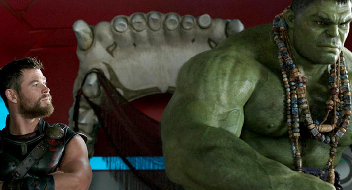 Chris Hemsworth and Mark Ruffalo in 'Thor: Ragnarok'.
