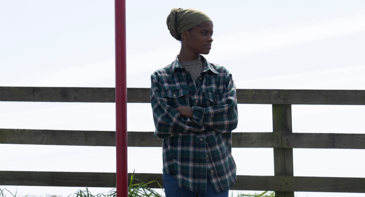 Letitia Wright in ''Aisha'.