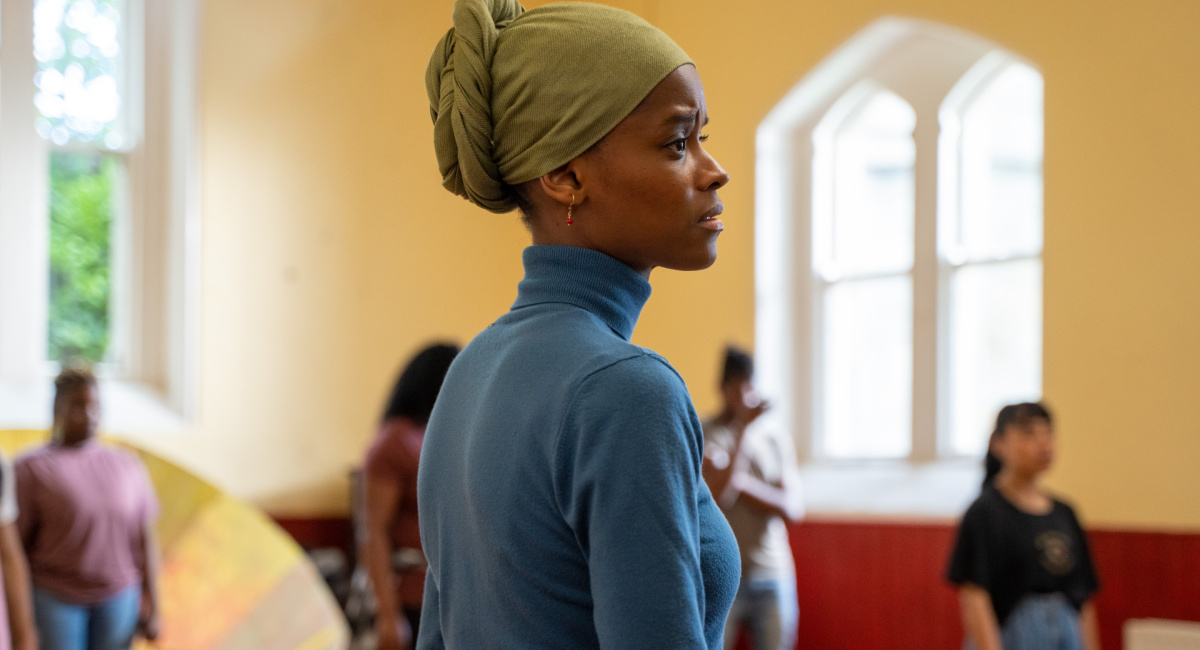 Letitia Wright in ''Aisha'.