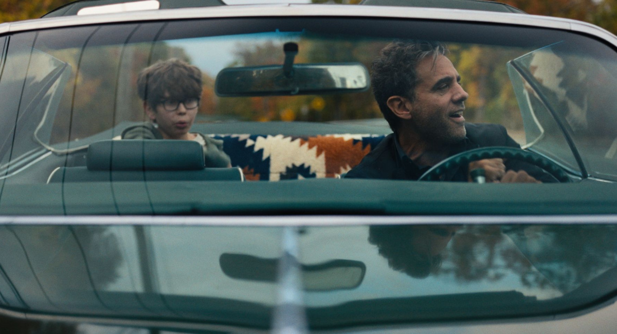 William A. Fitzgerald and Bobby Cannavale in Bleecker Street's 'Ezra'.