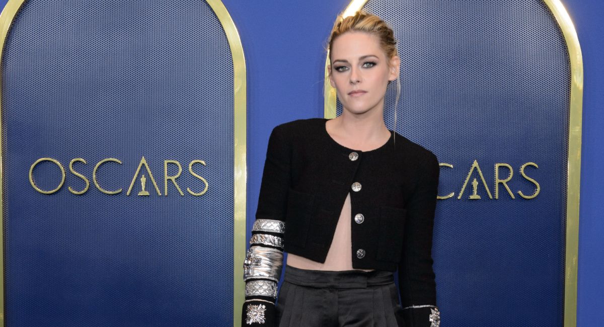 94th Oscars® nominee Kristen Stewart arrives at the Oscar Nominee Luncheon held at the Fairmont Century Plaza on Monday, March 7, 2022. The 94th Oscars will air on Sunday, March 27, 2022 live on ABC.