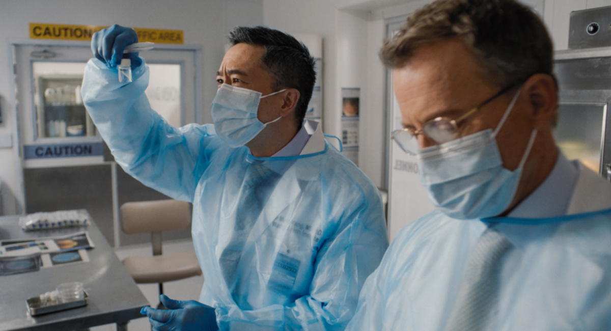 Terry Chen and Greg Kinnear in 'Sight'.