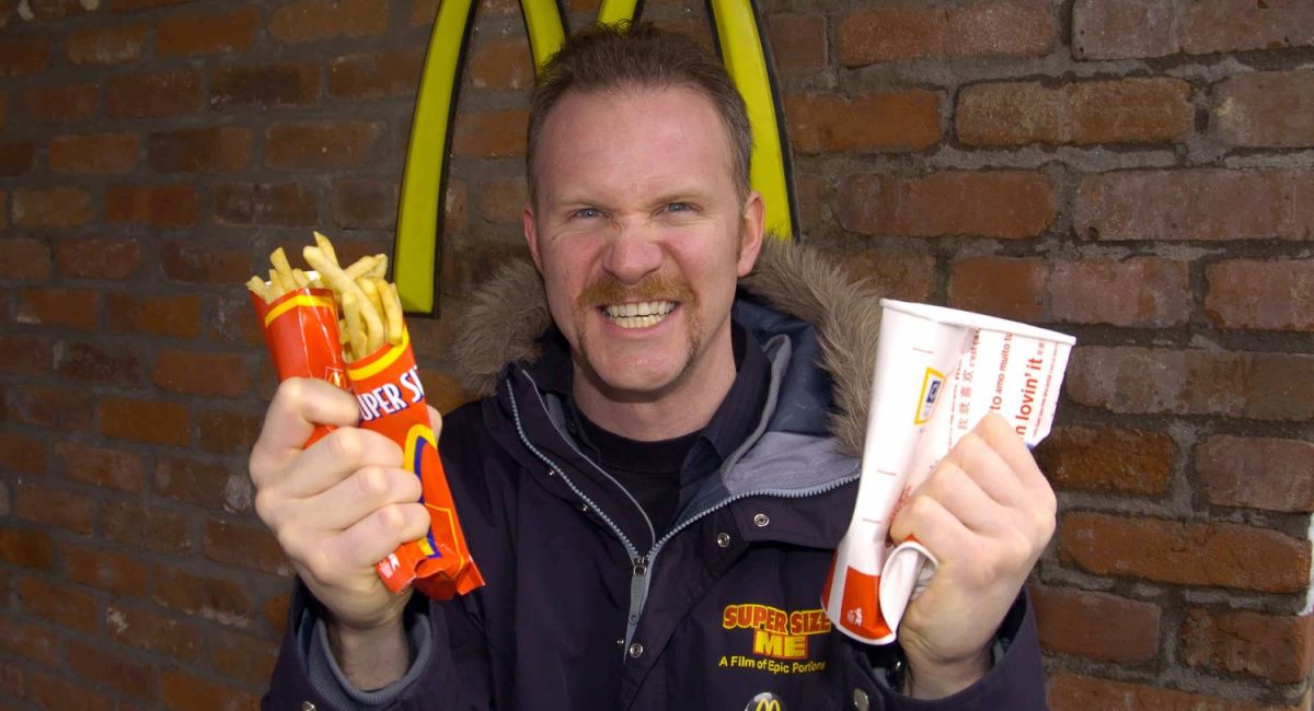 Director Morgan Spurlock in 'Super Size Me'.