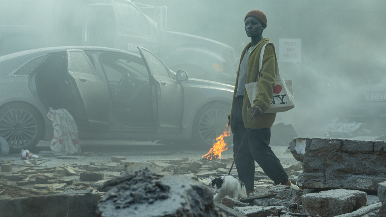 Lupita Nyong’o as “Samira” in 'A Quiet Place: Day One' from Paramount Pictures.
