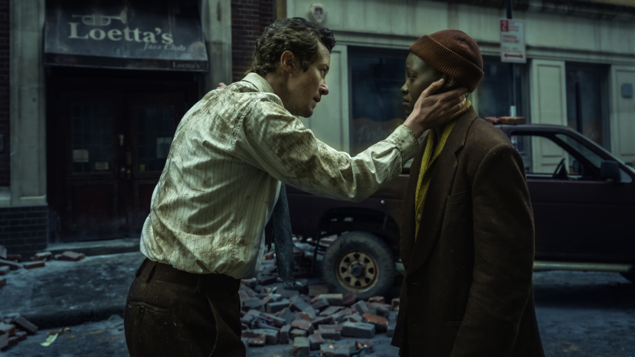 Joseph Quinn as “Eric” and Lupita Nyong’o as “Samira” in 'A Quiet Place: Day One' from Paramount Pictures.