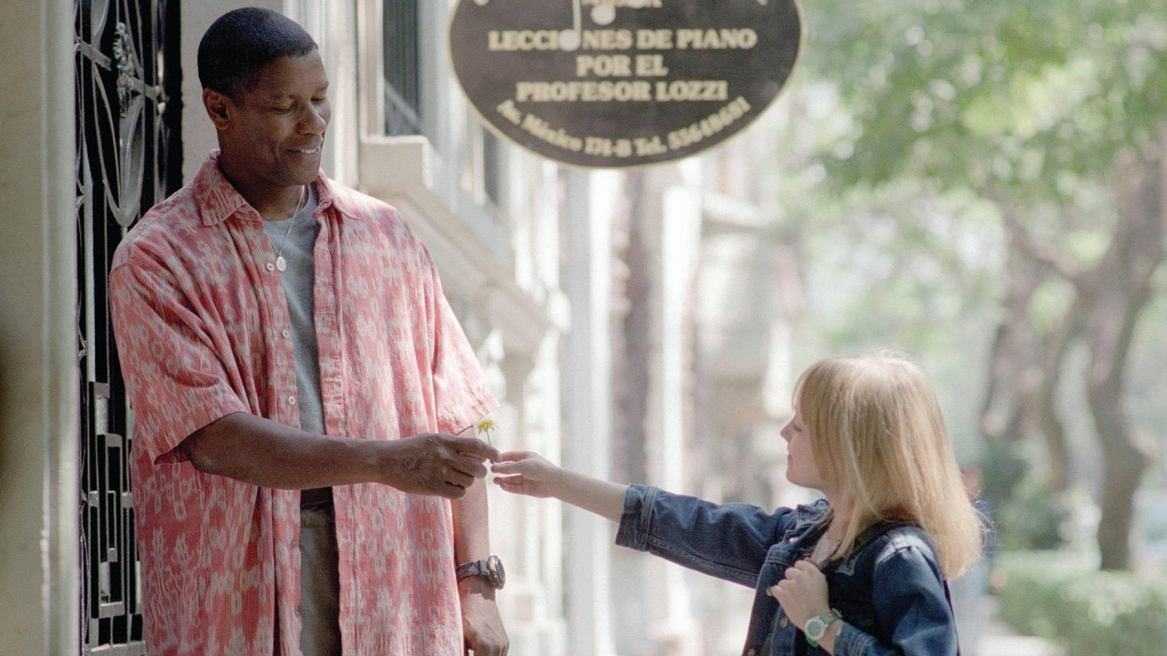 Denzel Washington and Dakota Fanning in 'Man on Fire'.