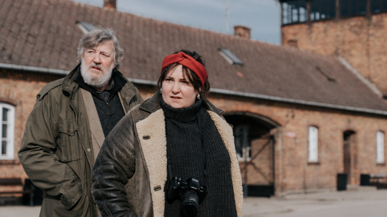 Stephen Fry and Lena Dunham in 'Treasure'.