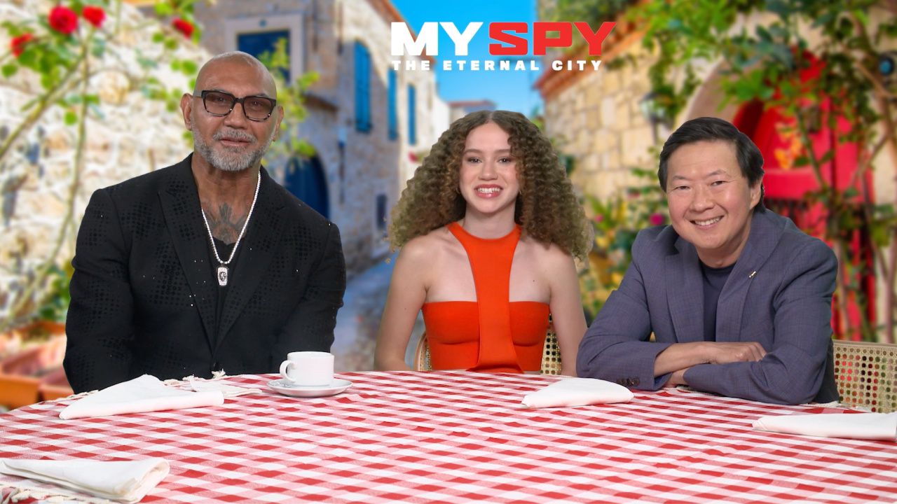 Dave Bautista, Chloe Coleman and Ken Jeong talk 'My Spy The Eternal City'.