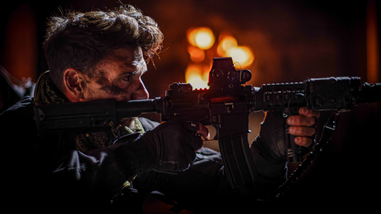 Frank Grillo in 'Hounds of War'.