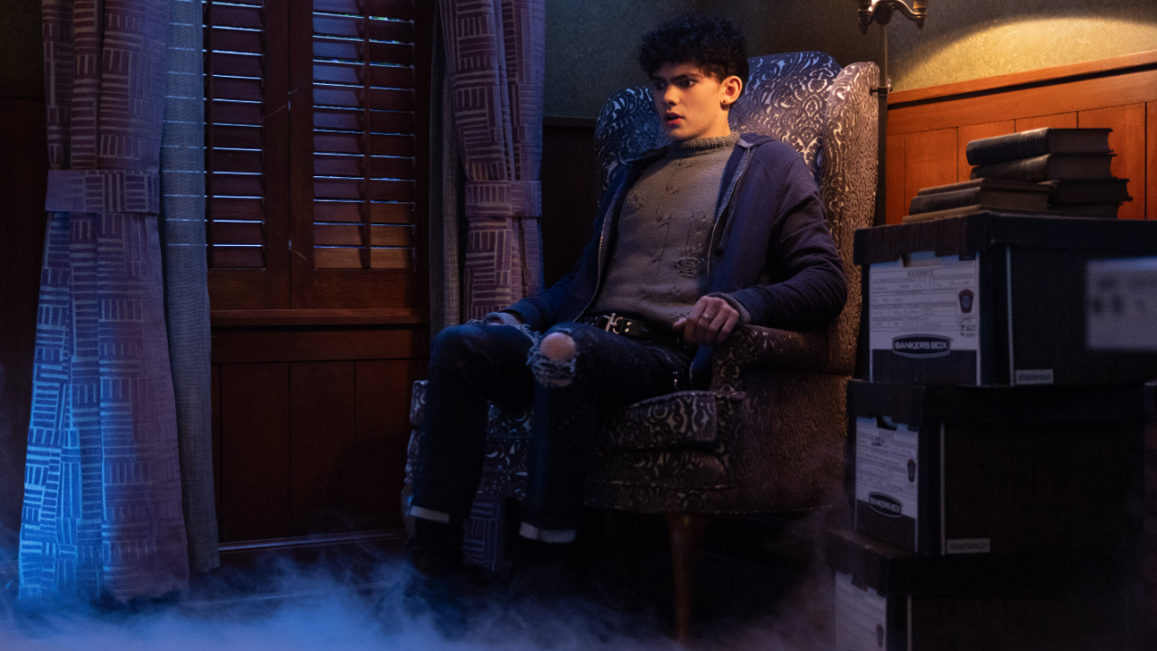 Teen (Joe Locke) in Marvel Television's 'Agatha All Along', exclusively on Disney+. Photo by Chuck Zlotnick. © 2024 Marvel.