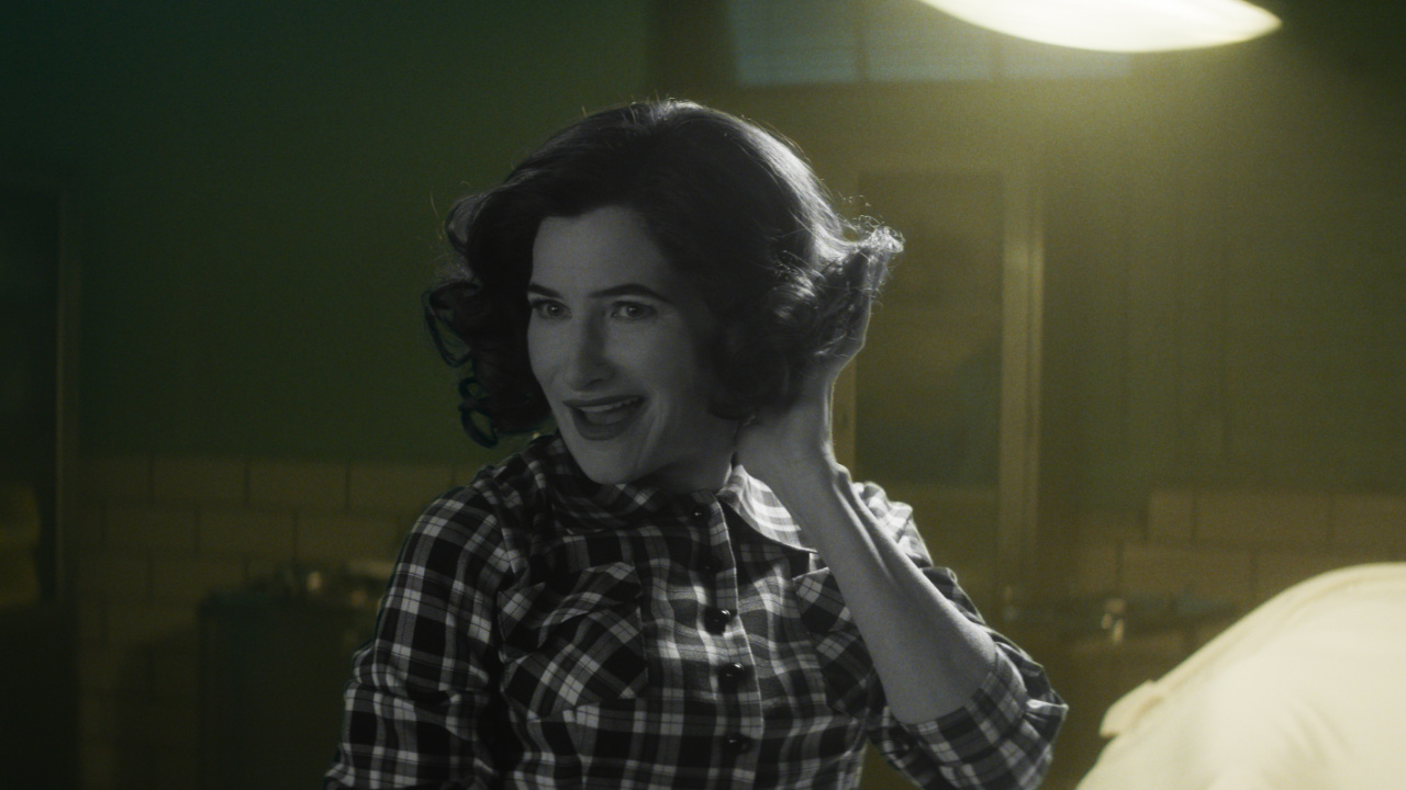 Agatha Harkness (Kathryn Hahn) in Marvel Television's 'Agatha All Along', exclusively on Disney+. Photo courtesy of Marvel Television. © 2024 Marvel.