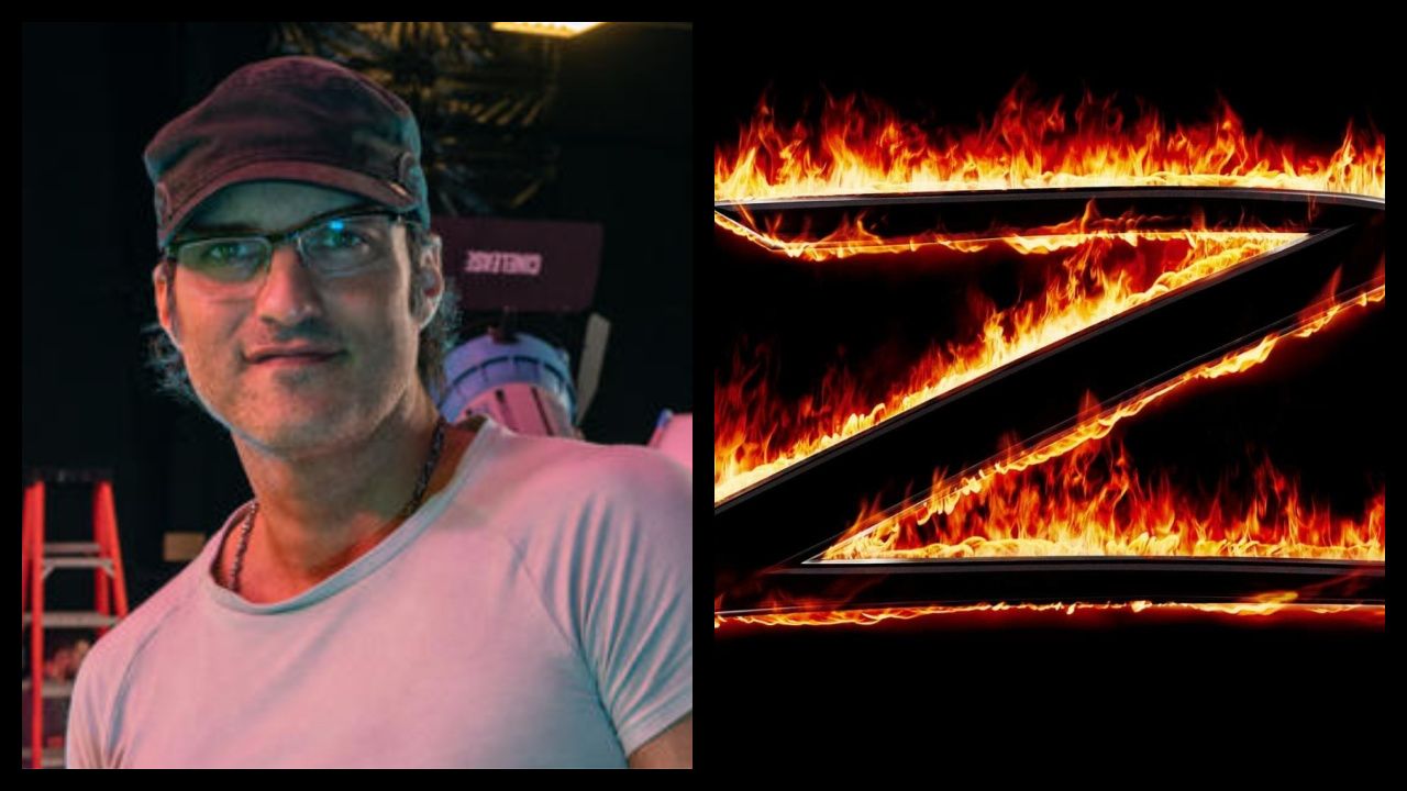 (Left) Director Robert Rodriguez on the set of 'We Can Be Heroes'. Photo: Ryan Green/Netflix © 2020. (Right) 1998's 'The Mask of Zorro'. Photo: TriStar Pictures.