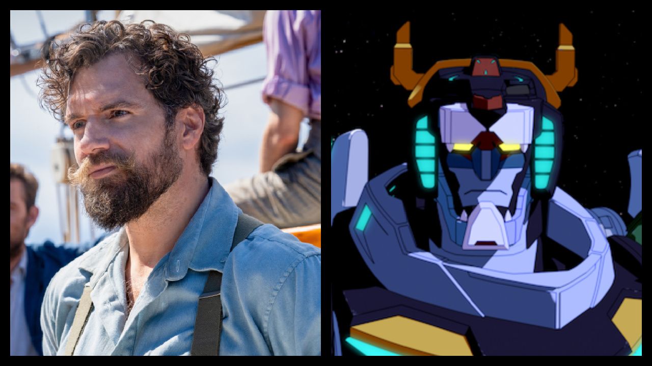 (Left) Henry Cavill in 'The Ministry of Ungentlemanly Warfare'. Photo: Daniel Smith (Right) 'Voltron: Legendary Defender.' Photo: Netflix.