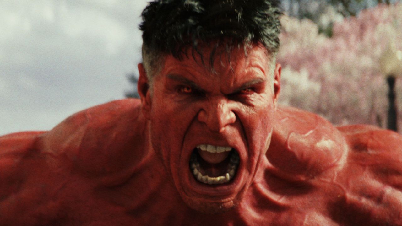 Red Hulk/President Thaddeus Ross (Harrison Ford) in Marvel Studios' Captain America: Brave New World'. Photo courtesy of Marvel Studios. © 2024 Marvel.