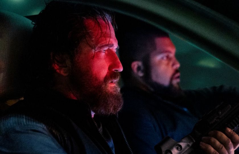 (L to R) Gerard Butler as 'Big Nick' O'Brien and O’Shea Jackson Jr. as Donnie Wilson in 'Den of Thieves 2: Pantera'. Photo Credit: Rico Torres.