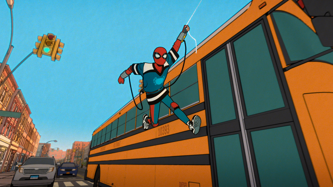 Spider-Man/Peter Parker in Marvel Animation's 'Your Friendly Neighborhood Spider-Man', exclusively on Disney+. Photo courtesy of Marvel Animation. © 2024 Marvel. All Rights Reserved.