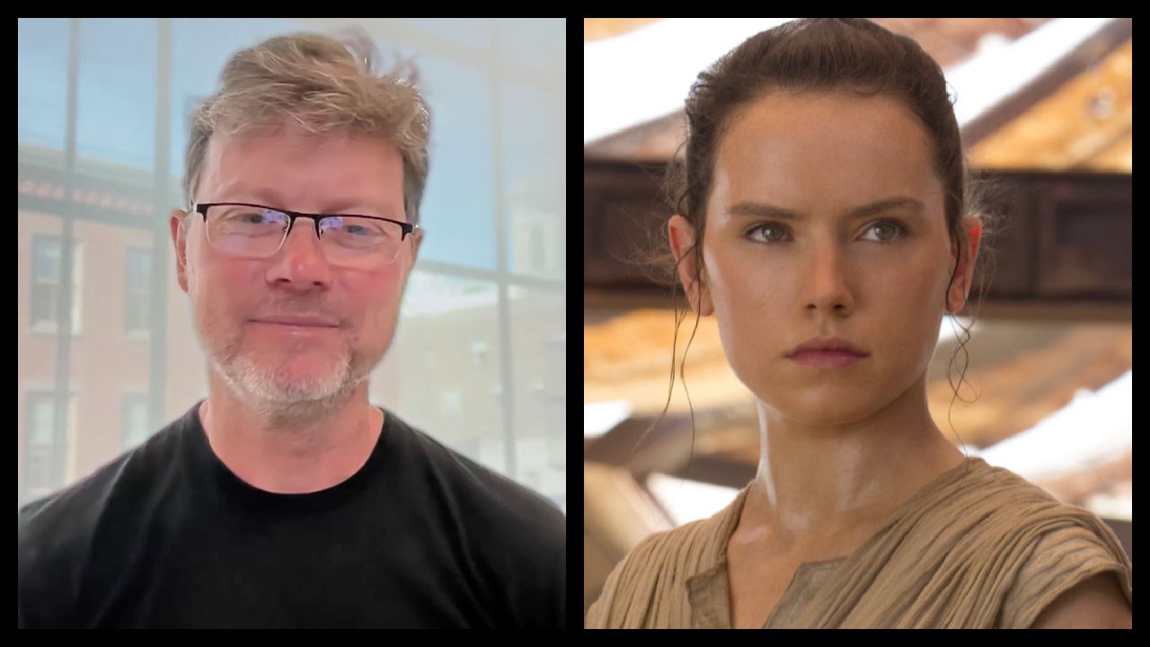 (Left) 'Elevation' director George Nolfi. (Right) Daisy Ridley as Rey in 'Star Wars: The Force Awakens'. Photo: Lucasfilm.