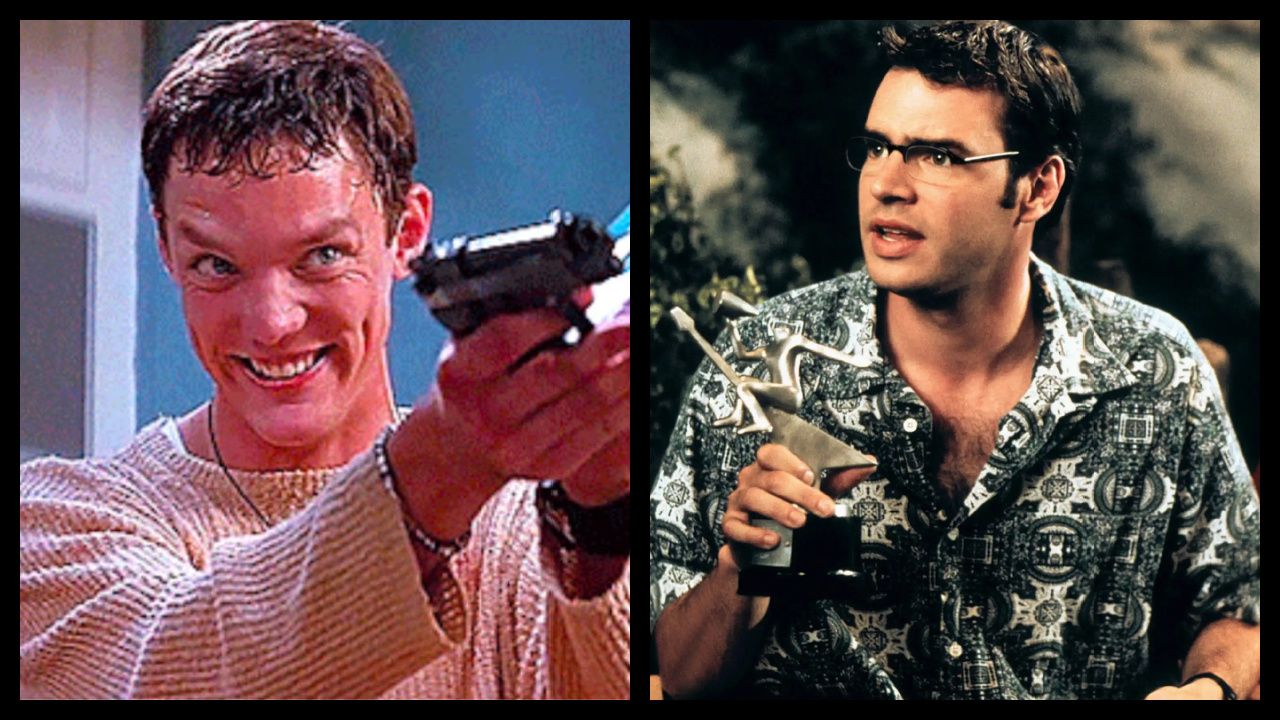 (Left) Matthew Lillard in 1996's 'Scream'. Photo: Dimension Films. (Right) Scott Foley in 'Scream 3'. Photo: Dimension Films.