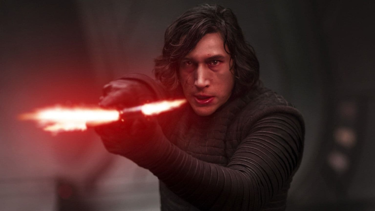 Adam Driver in 'Star Wars: The Last Jedi'. Photo: Lucasfilm.