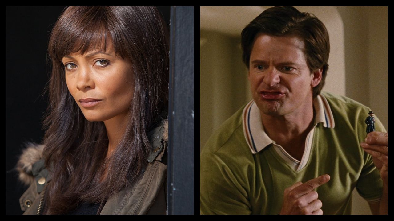 (Left) Thandiwe Newton in 'Rogue'. Photo: DirecTV. (Right) Steve Zahn in 'Diary of a Wimpy Kid: Rodrick Rules'. Photo: 20th Century Fox.