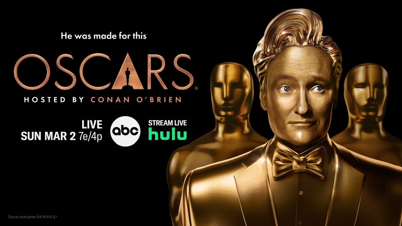 Conan O'Brien to host the 97th Academy Awards on ABC and Hulu March 2nd. Credit/Provider: ©A.M.P.A.S. Copyright: ©A.M.P.A.S.