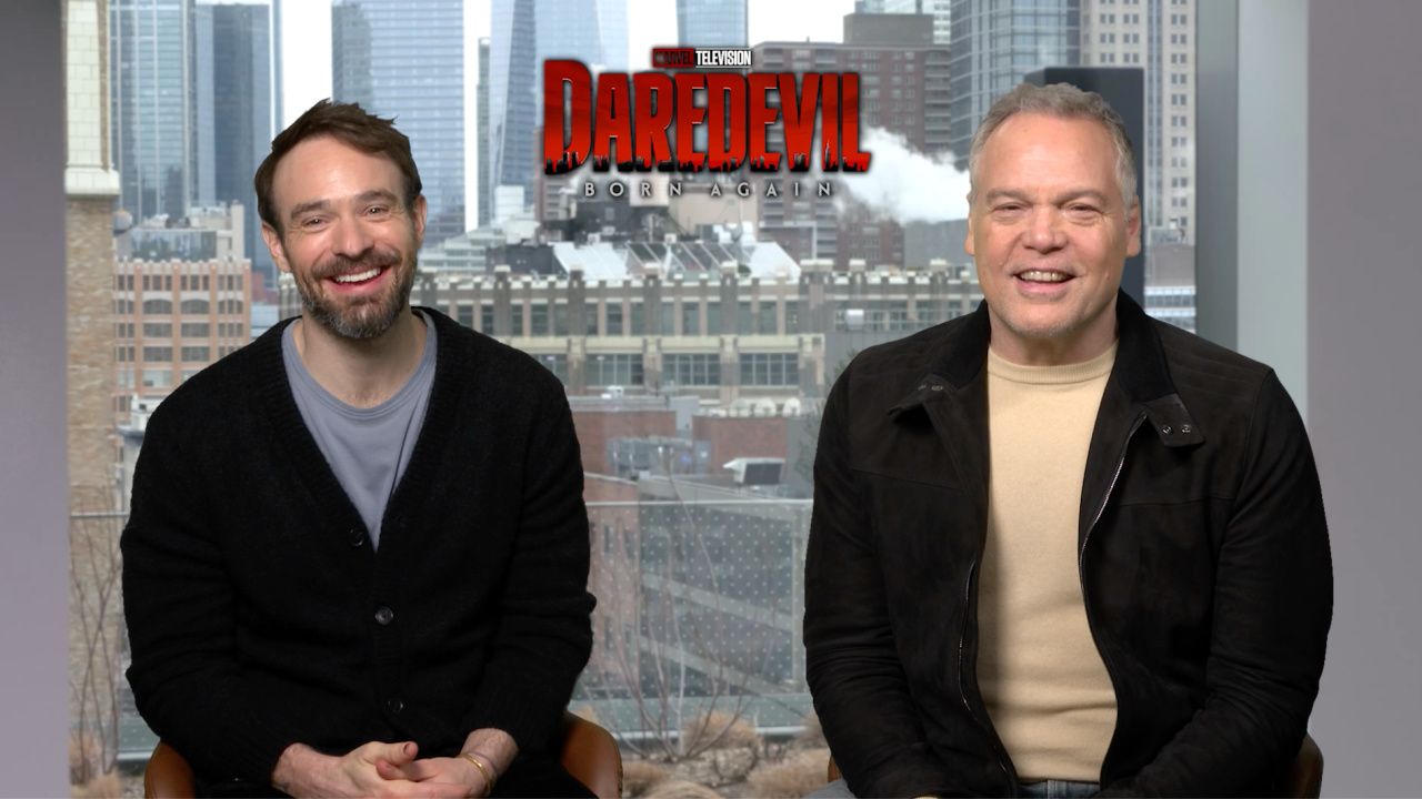 (L to R) Charlie Cox and Vincent D'Onofrio star in 'Daredevil: Born Again'.