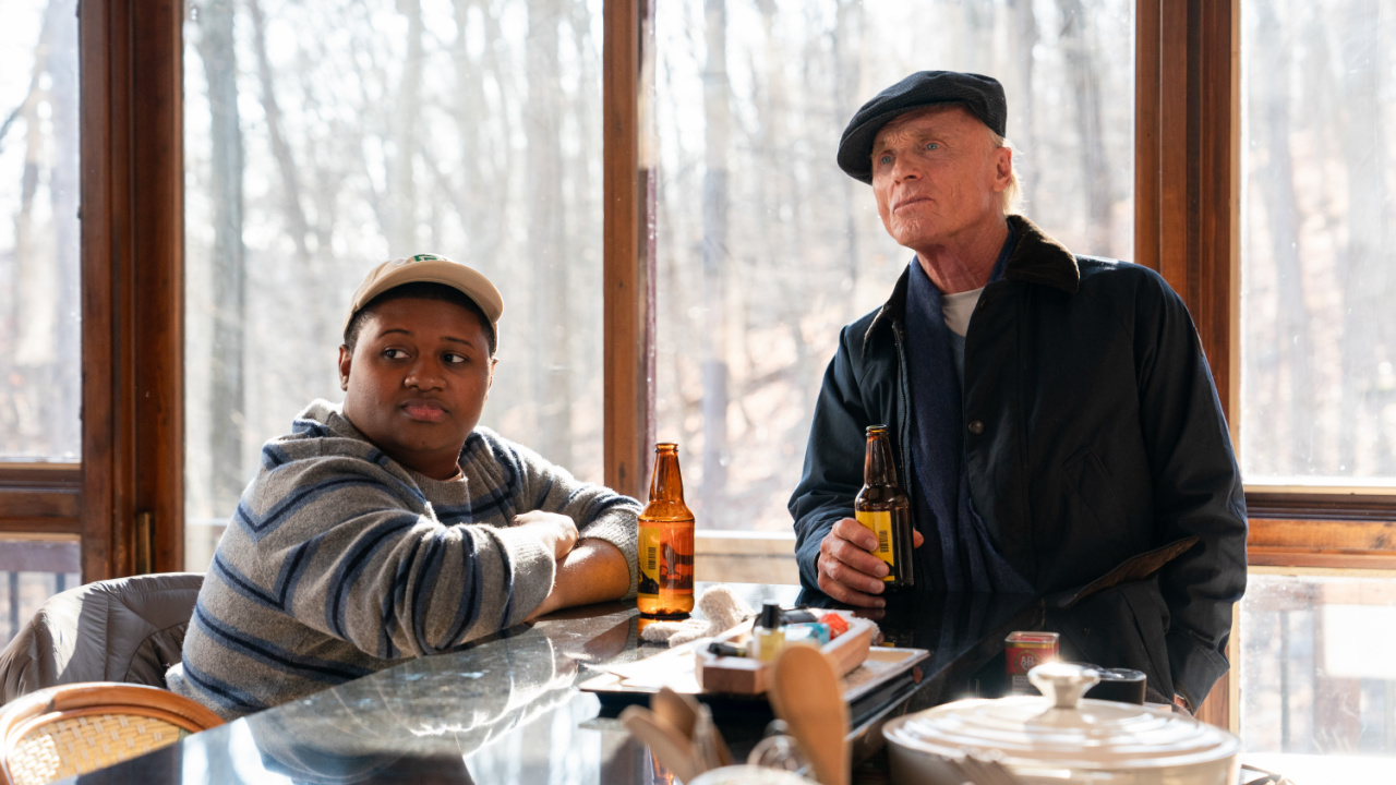 (L to R) Miles J. Harvey and Ed Harris in 'Riff Raff'. Photo: Courtesy of Roadside Attractions.
