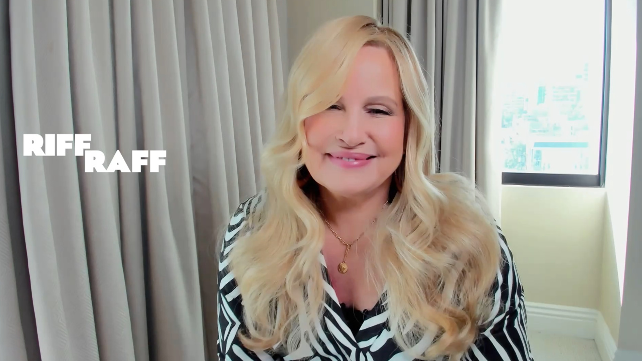 Jennifer Coolidge stars in 'Riff Raff'.