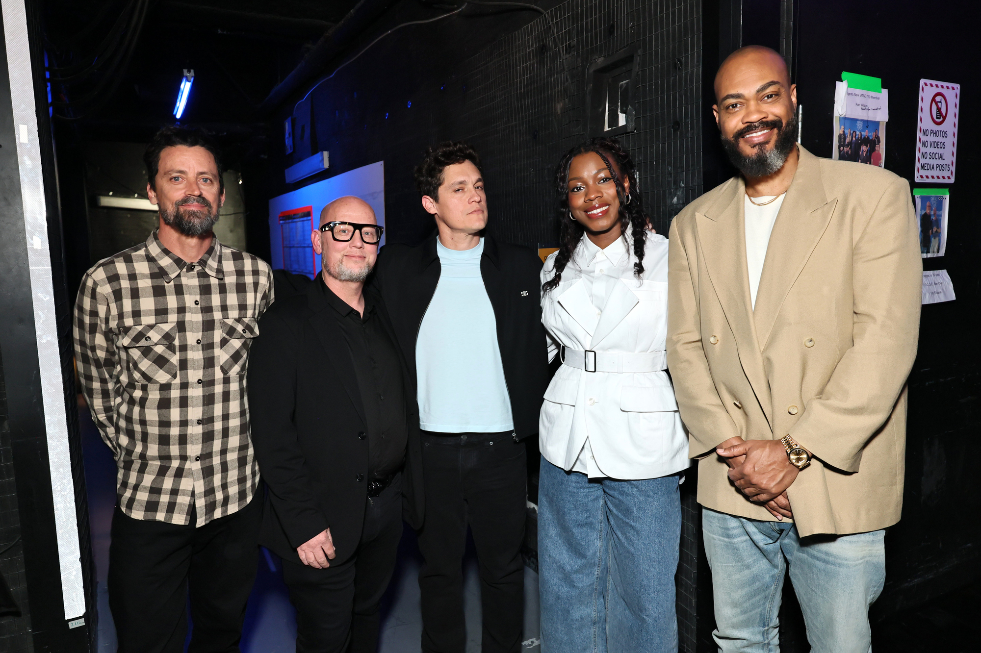 (L to R) Bob Persichetti (director, 'Spider-Man: Beyond the Spider-Verse'), Justin K. Thompson (director, 'Spider-Man: Beyond the Spider-Verse'), Phil Lord (producer, 'Spider-Man: Beyond the Spider-Verse'), Nia DaCosta (director, '28 Years Later: The Bone Temple') and Tyree Dillihay (director, 'GOAT') at CinemaCon 2025 for Sony Pictures at The Colosseum at Caesars Palace on March 31, 2025 in Las Vegas, Nevada. Photo by Eric Charbonneau / Sony Pictures via Getty Images.