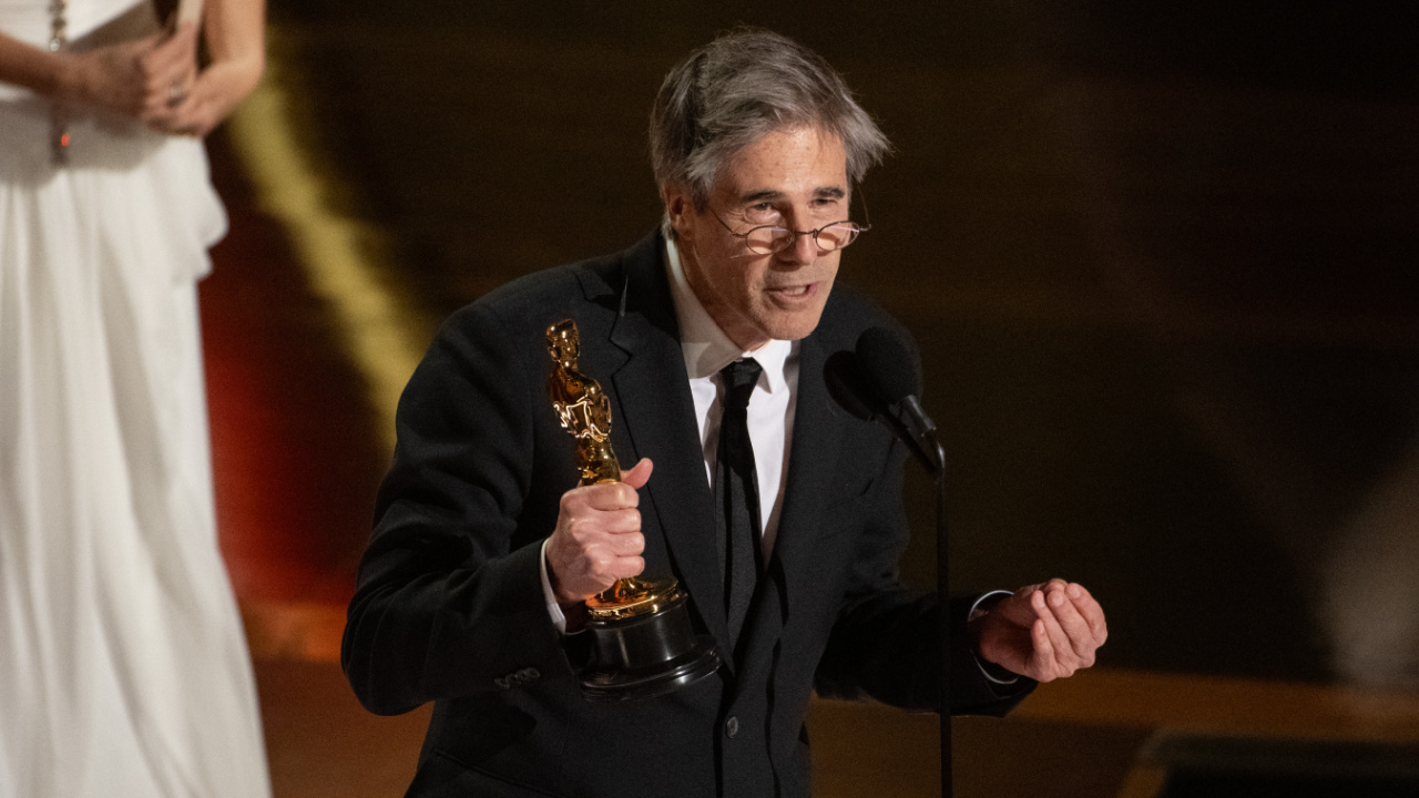 Walter Salles accepts the Oscar® for International Feature Film during the live ABC Telecast of the 97th Oscars® at the Dolby® Theatre at Ovation Hollywood on Sunday, March 2, 2025.