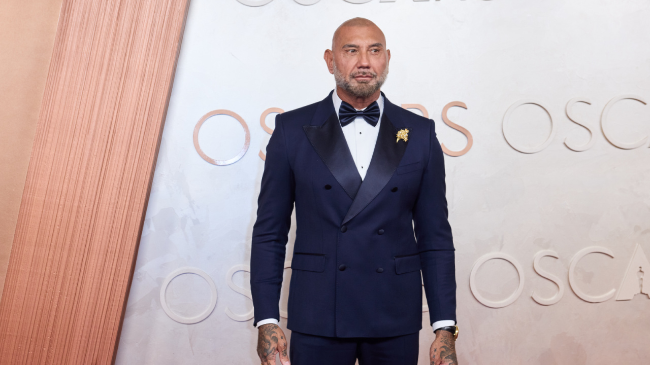 Dave Bautista arrives on the red carpet of the 97th Oscars® at the Dolby® Theatre at Ovation Hollywood on Sunday, March 2, 2025. Credit/Provider: Etienne Laurent / The Academy. Copyright: ©A.M.P.A.S.