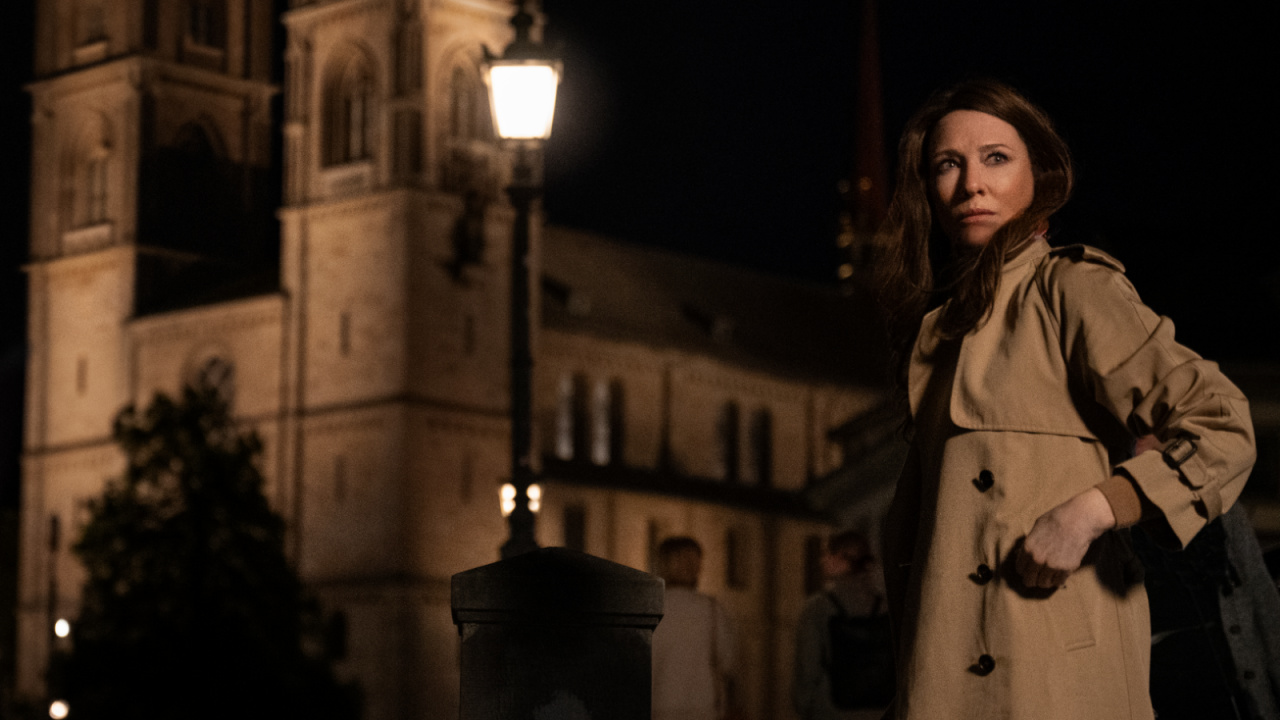 Cate Blanchett stars as Kathryn St. Jean in director Steven Soderbergh's 'Black Bag', a Focus Features release. Credit: Claudette Barius/Focus Features © 2025 All Rights Reserved.