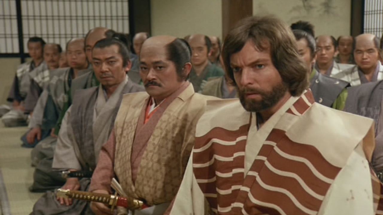 (Right) Richard Chamberlain in the 1980 miniseries 'Shōgun'. Photo: Paramount Television.