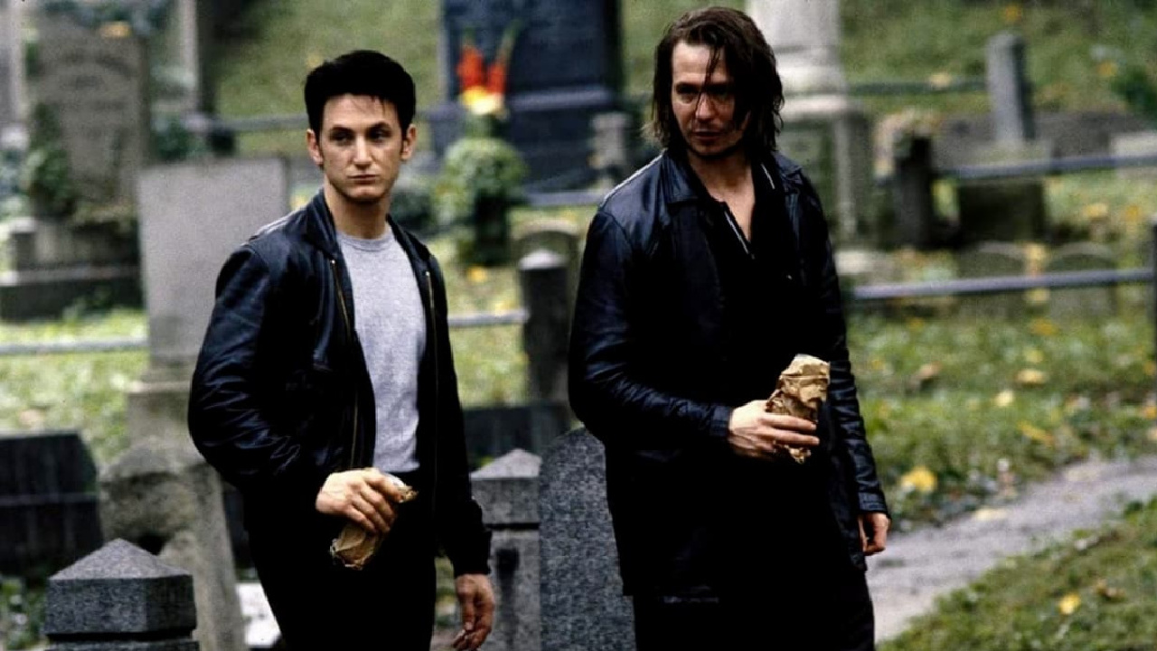 (L to R) Sean Penn and Gary Oldman in 'State of Grace.' Photo: Orion Pictures.