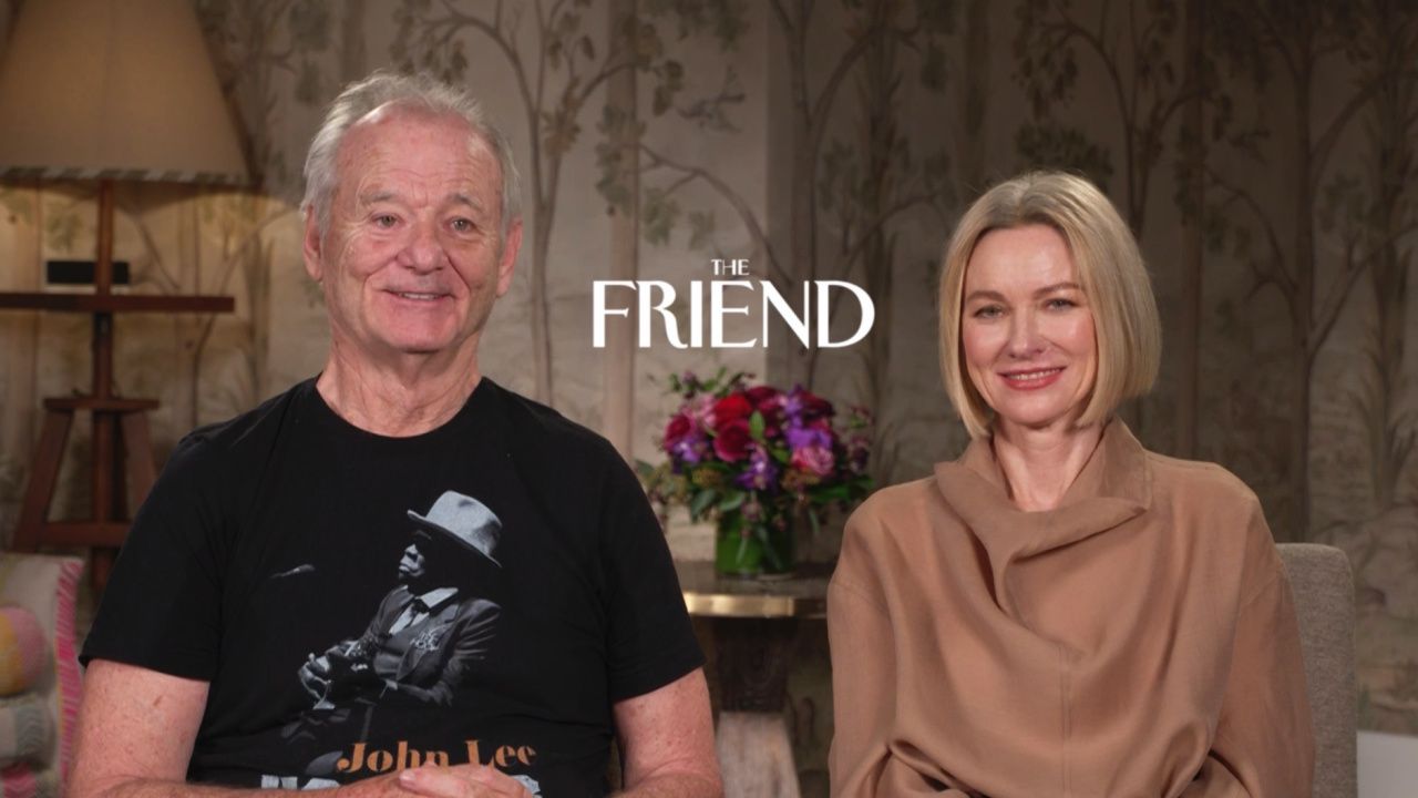 (L to R) Bill Murray and Naomi Watts star in 'The Friend'.