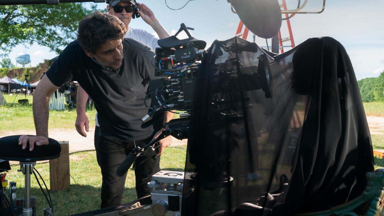 Director Jaume Collet-Serra on the set of 'The Woman in the Yard'. Photo: Universal Pictures.