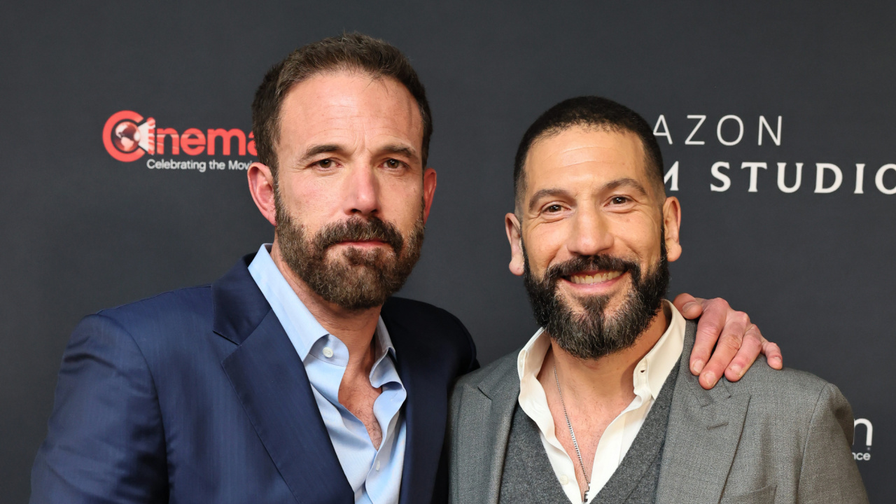 (L to R) Ben Affleck and Jon Berthal at the Amazon/MGM presentation at CinemaCon 2025 in Las Vegas.Photo: Amazon/MGM.