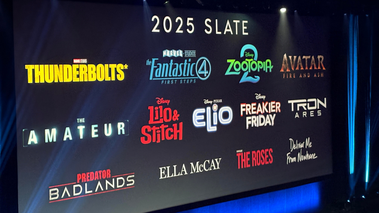 Disney's 2025 slate shown at CinemaCon 2025.