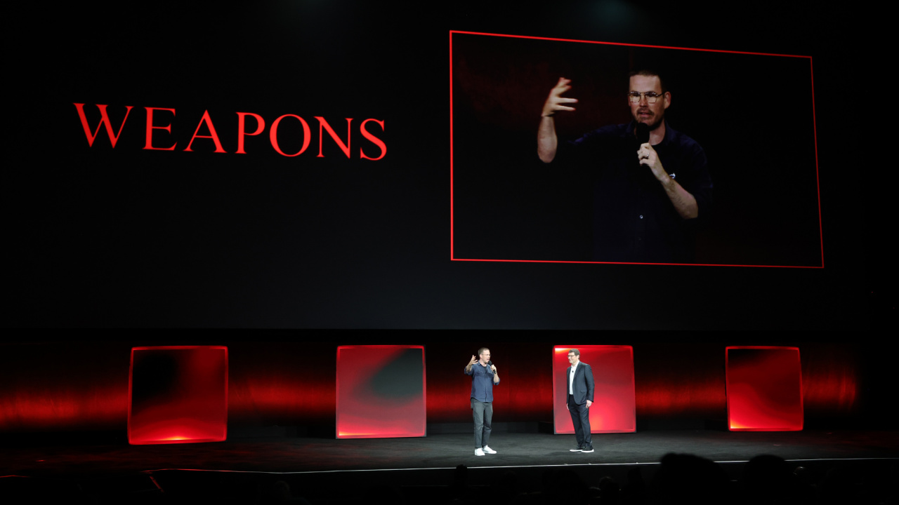 Director Zach Cregger at CinemaCon 2025. Photo: Warner Bros.