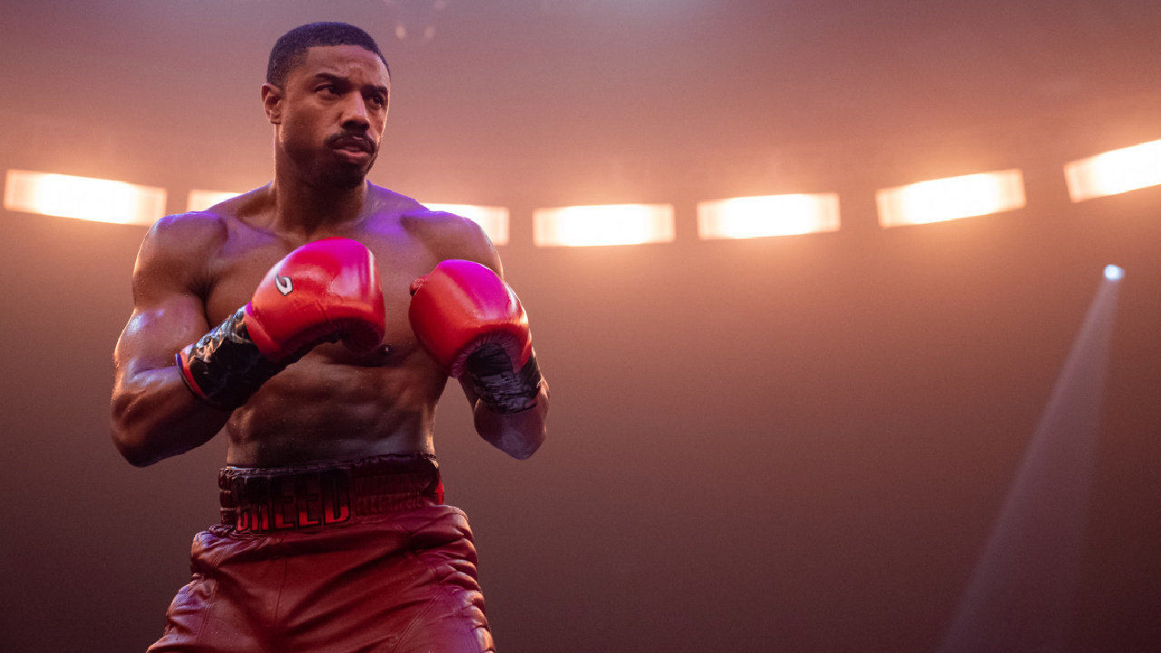 Michael B. Jordan stars as Adonis Creed in 'Creed III,' A Metro Goldwyn Mayer Pictures film. Photo credit: Eli Ade. © 2023 Metro-Goldwyn-Mayer Pictures Inc. All Rights Reserved
