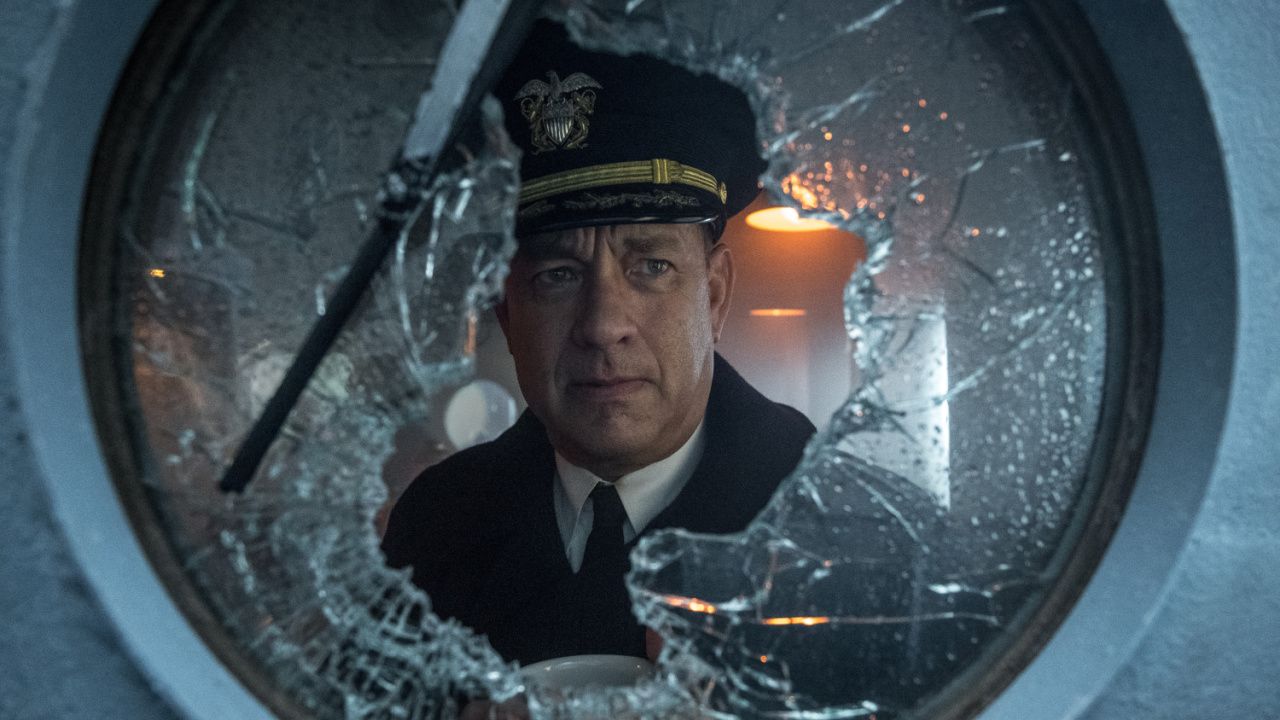 Tom Hanks in 'Greyhound,' now streaming on Apple TV+.