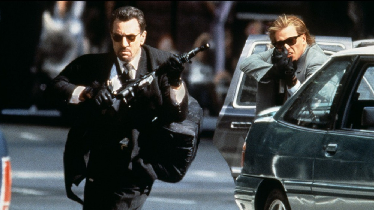 (L to R) Robert De Niro and Val Kilmer in 1995's 'Heat.'