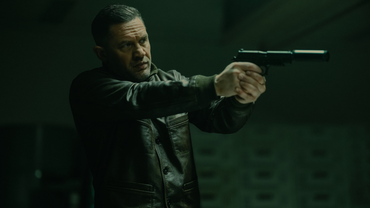 Tom Hardy as Harry Da Souza in 'MobLand'. Streaming on Paramount+ 2025. Photo: Luke Varley/Paramount+.