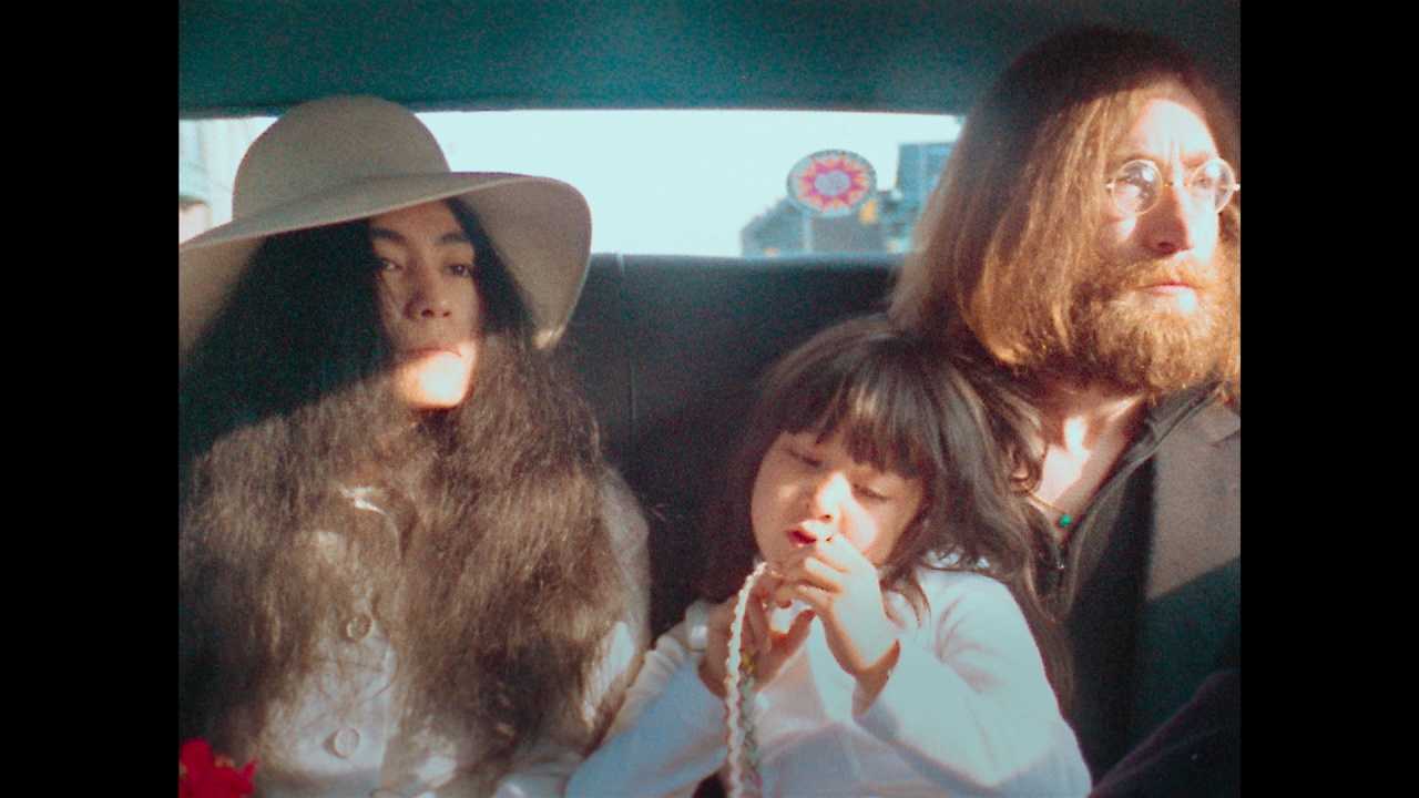 (L to R) Yoko Ono and John Lennon in the documentary 'One to One: John & Yoko'. Photo: Magnolia Pictures.