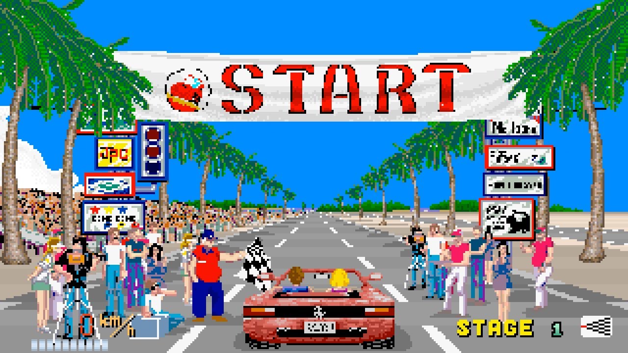 'OutRun' video game. Photo: Youtube.